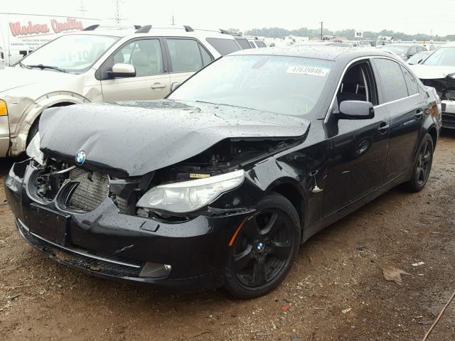 WBANV93508CZ61885 - 2008 BMW 535 XI BLACK photo 2