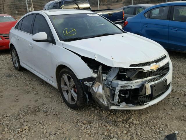 1G1PE5SB1D7325385 - 2013 CHEVROLET CRUZE LT WHITE photo 1