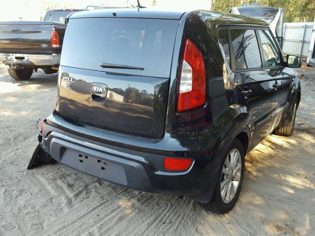 KNDJT2A52D7752376 - 2013 KIA SOUL BLACK photo 4