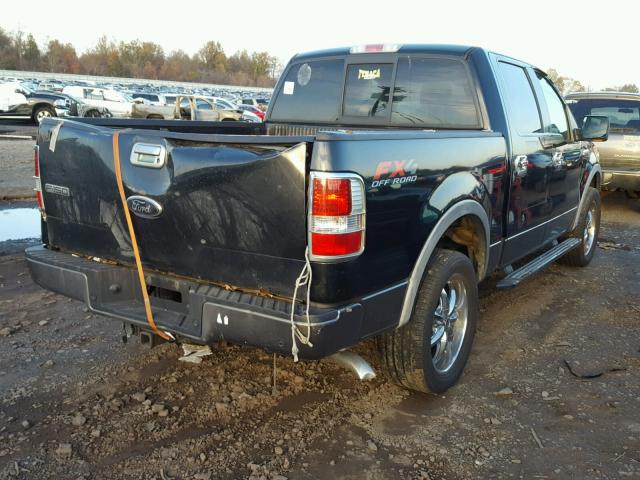 1FTPW14546KB26352 - 2006 FORD F150 SUPER BLACK photo 4