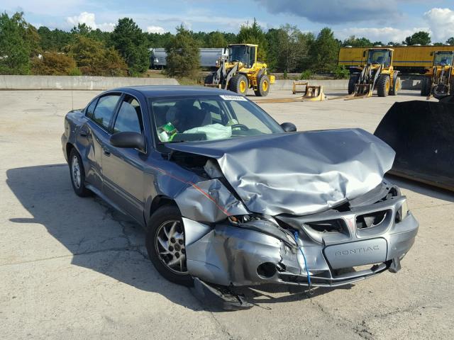 1G2NE52F24M616999 - 2004 PONTIAC GRAND AM S ნაცრისფერი ფოტო 1