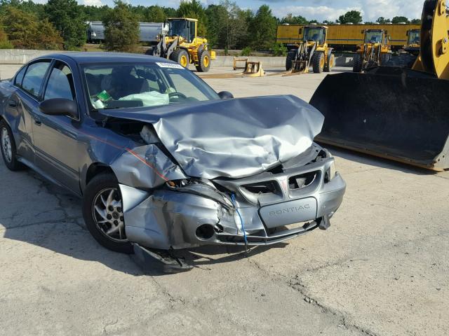 1G2NE52F24M616999 - 2004 PONTIAC GRAND AM S ნაცრისფერი ფოტო 9