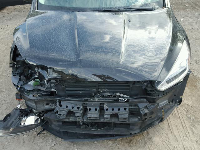 1FADP3K25FL340223 - 2015 FORD FOCUS SE BLACK photo 7