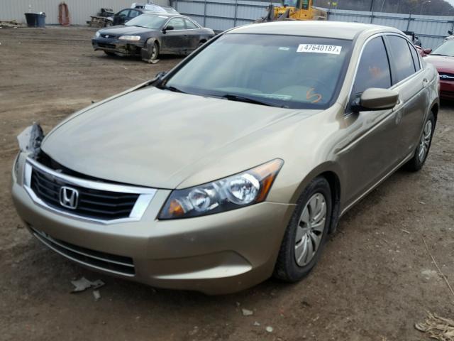 1HGCP26398A166661 - 2008 HONDA ACCORD LX GOLD photo 2