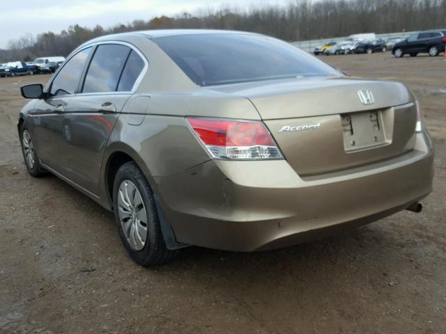 1HGCP26398A166661 - 2008 HONDA ACCORD LX GOLD photo 3