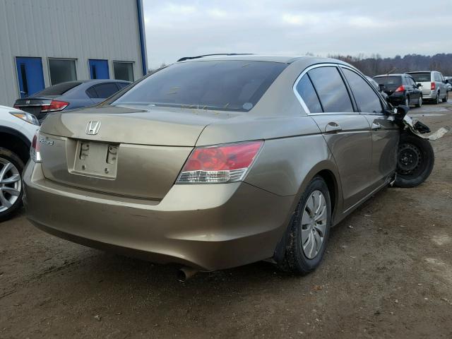 1HGCP26398A166661 - 2008 HONDA ACCORD LX GOLD photo 4