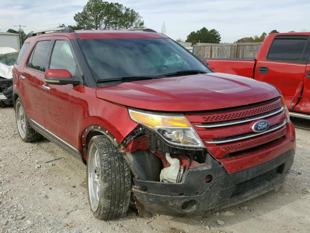 1FMHK7F80BGA03697 - 2011 FORD EXPLORER L RED photo 1