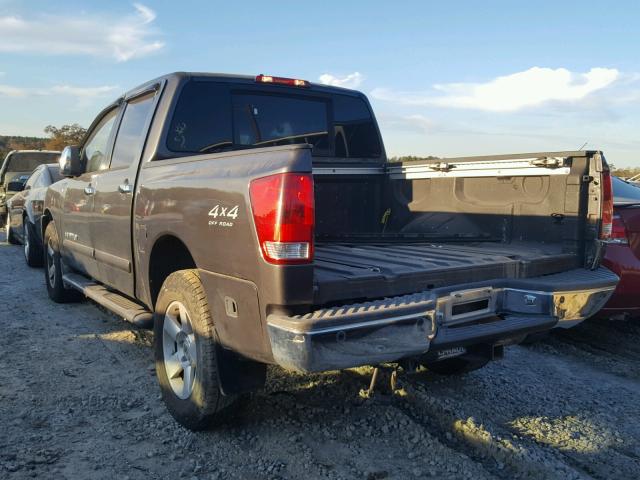 1N6BA07B56N503268 - 2006 NISSAN TITAN XE BLACK photo 3