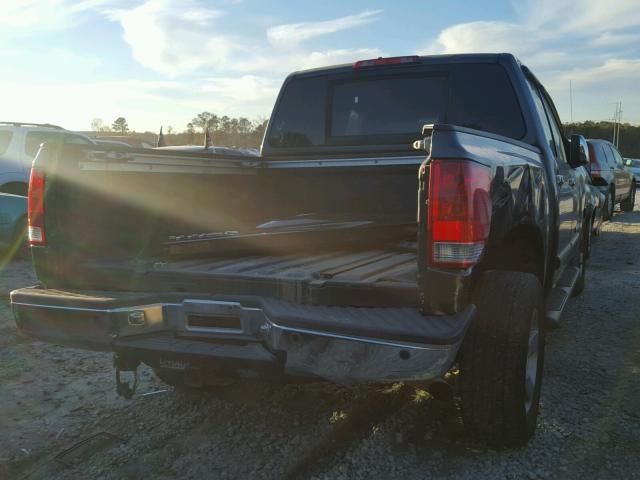 1N6BA07B56N503268 - 2006 NISSAN TITAN XE BLACK photo 4