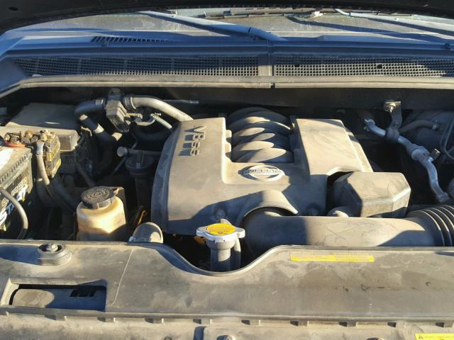 1N6BA07B56N503268 - 2006 NISSAN TITAN XE BLACK photo 7