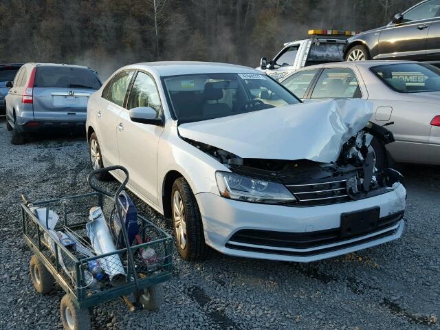 3VW2B7AJ5HM366657 - 2017 VOLKSWAGEN JETTA S WHITE photo 1