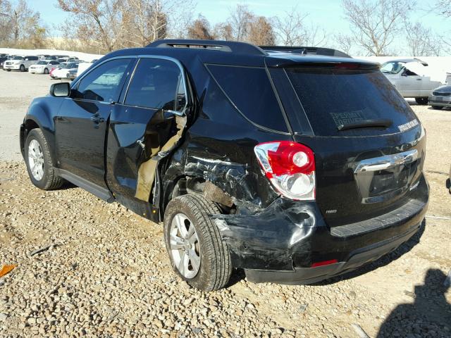 2CNFLEEW1A6209229 - 2010 CHEVROLET EQUINOX LT BLACK photo 3