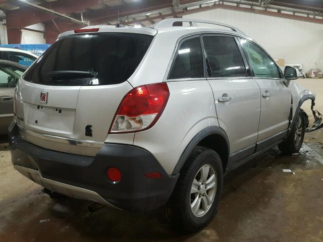 3GSCL33PX8S664426 - 2008 SATURN VUE XE SILVER photo 4