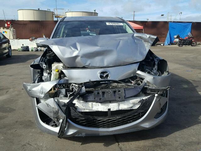 JM1CW2CLXD0146036 - 2013 MAZDA 5 SILVER photo 9