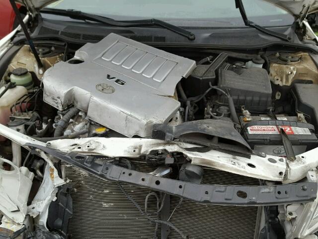 4T1BK46K49U590059 - 2009 TOYOTA CAMRY SE WHITE photo 7