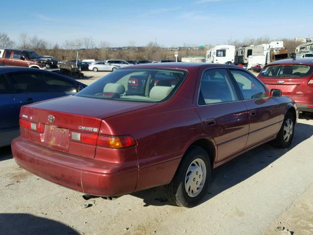 4T1BG22KXWU328120 - 1998 TOYOTA CAMRY CE RED photo 4