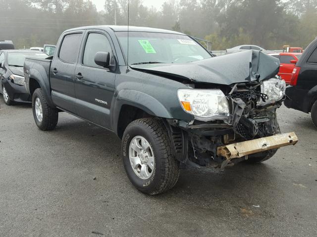 5TFJU4GN2BX005888 - 2011 TOYOTA TACOMA DOU GREEN photo 1