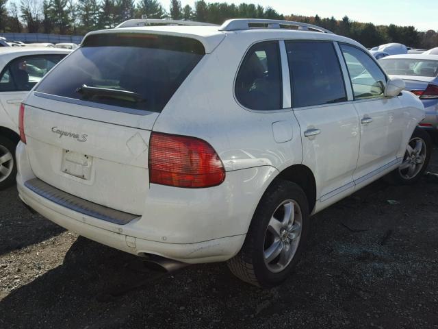 WP1AB29P56LA66172 - 2006 PORSCHE CAYENNE S WHITE photo 4