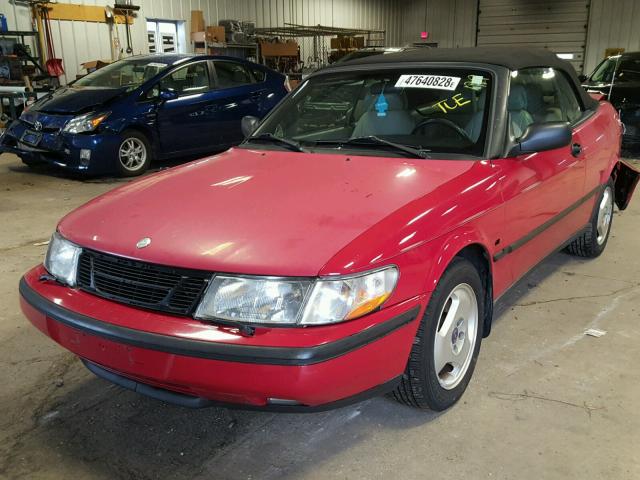 YS3DD75B2W7000924 - 1998 SAAB 900 S RED photo 2