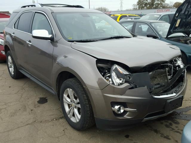 2CNFLNEW7A6286381 - 2010 CHEVROLET EQUINOX LT BROWN photo 1