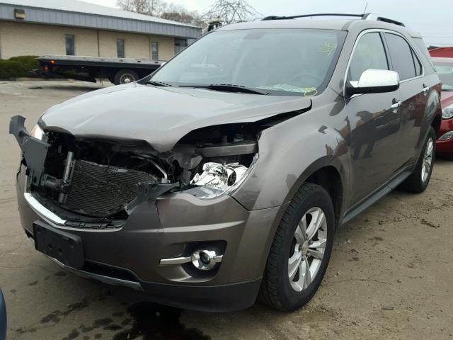 2CNFLNEW7A6286381 - 2010 CHEVROLET EQUINOX LT BROWN photo 2