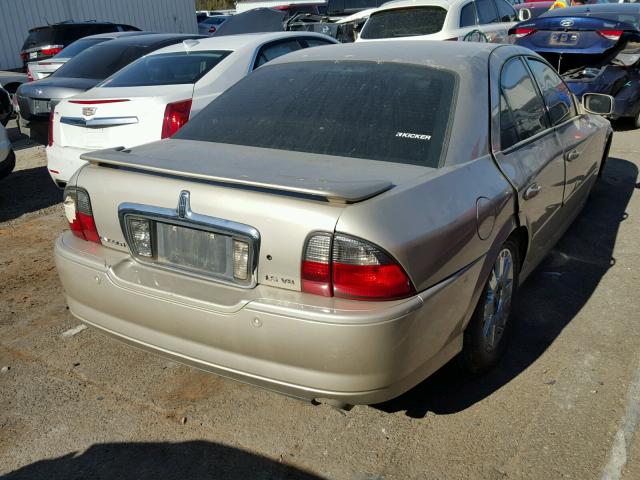 1LNHM87A44Y624889 - 2004 LINCOLN LS TAN photo 4