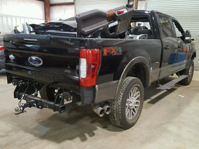 1FT7W2BT2HEB32742 - 2017 FORD F250 SUPER BLACK photo 4