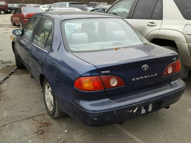 2T1BR12E02C586379 - 2002 TOYOTA COROLLA CE BLUE photo 3