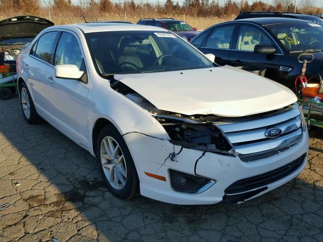 3FAHP0JA0CR301190 - 2012 FORD FUSION SEL WHITE photo 1