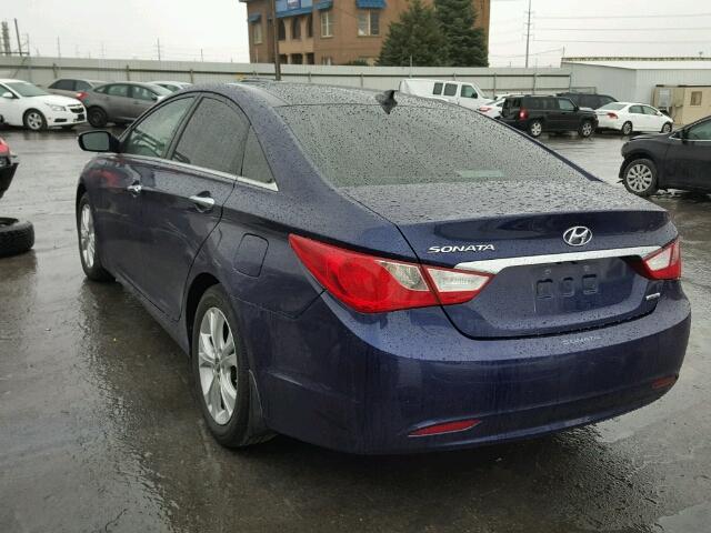 5NPEC4AC2DH695524 - 2013 HYUNDAI SONATA SE 蓝色 照片 6