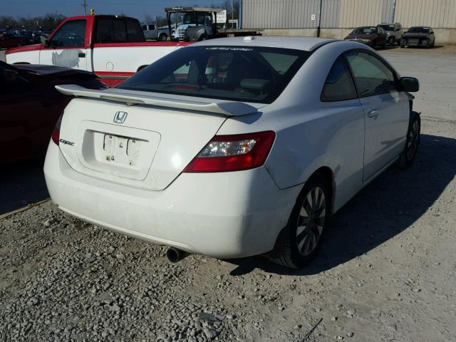 2HGFG12919H504218 - 2009 HONDA CIVIC EXL WHITE photo 4