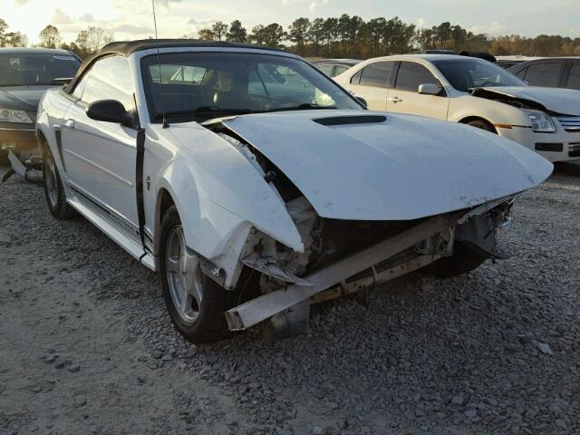 1FAFP444X1F214086 - 2001 FORD MUSTANG WHITE photo 1