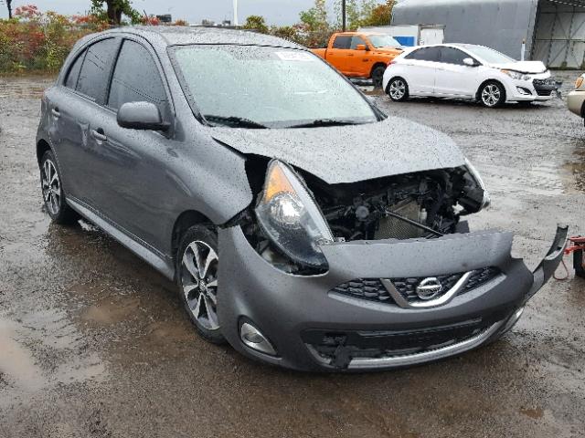 3N1CK3CP2GL236330 - 2016 NISSAN MICRA GRAY photo 1