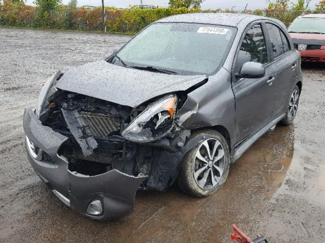 3N1CK3CP2GL236330 - 2016 NISSAN MICRA GRAY photo 2