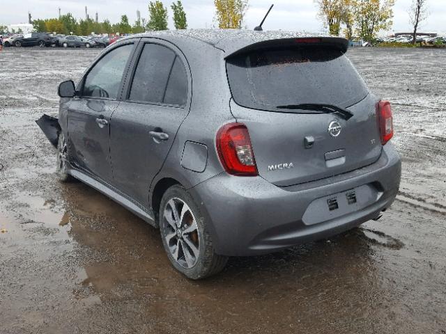 3N1CK3CP2GL236330 - 2016 NISSAN MICRA GRAY photo 3