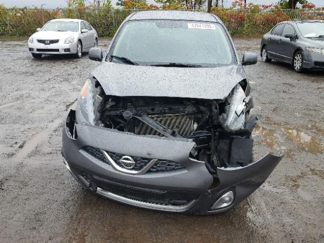 3N1CK3CP2GL236330 - 2016 NISSAN MICRA GRAY photo 9