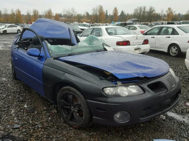 6G2VX12G44L307457 - 2004 PONTIAC GTO BLUE photo 1