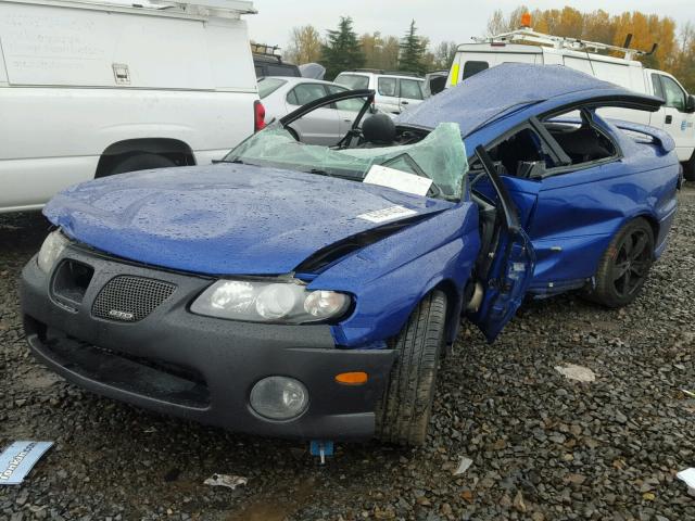 6G2VX12G44L307457 - 2004 PONTIAC GTO BLUE photo 2