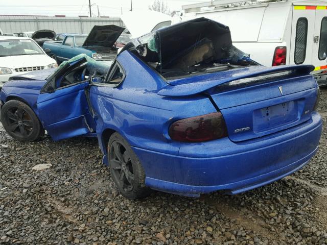 6G2VX12G44L307457 - 2004 PONTIAC GTO BLUE photo 3