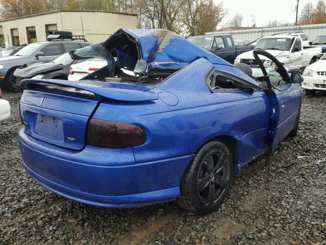 6G2VX12G44L307457 - 2004 PONTIAC GTO BLUE photo 4