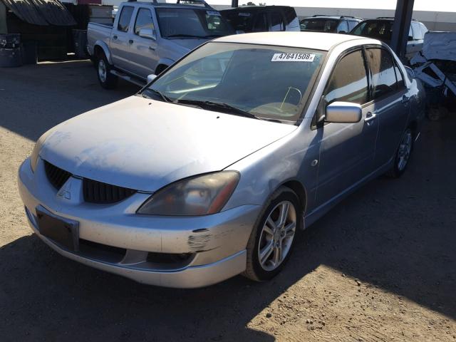 JA3AJ66F14U048393 - 2004 MITSUBISHI LANCER RAL SILVER photo 2