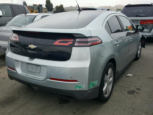 1G1RF6E45CU120452 - 2012 CHEVROLET VOLT GREEN photo 4