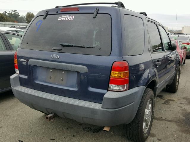 1FMYU93164KA15558 - 2004 FORD ESCAPE XLT BLUE photo 4