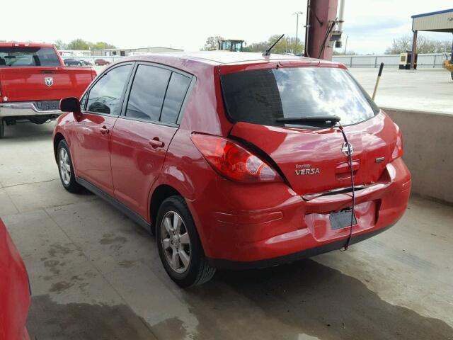 3N1BC1CP6CK808013 - 2012 NISSAN VERSA S RED photo 3