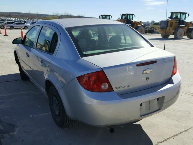 1G1AK55FX67878603 - 2006 CHEVROLET COBALT LS SILVER photo 3