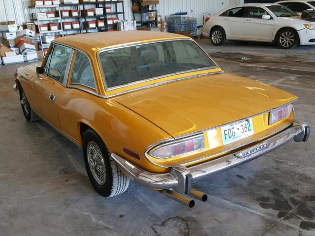 LE2695LBW - 1971 TRIUMPH CAR STAG YELLOW photo 3