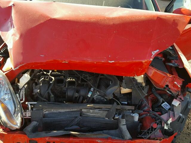 1FAHP3K29CL243698 - 2012 FORD FOCUS SE RED photo 7