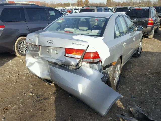 KMHET46C16A085094 - 2006 HYUNDAI SONATA GL GRAY photo 4