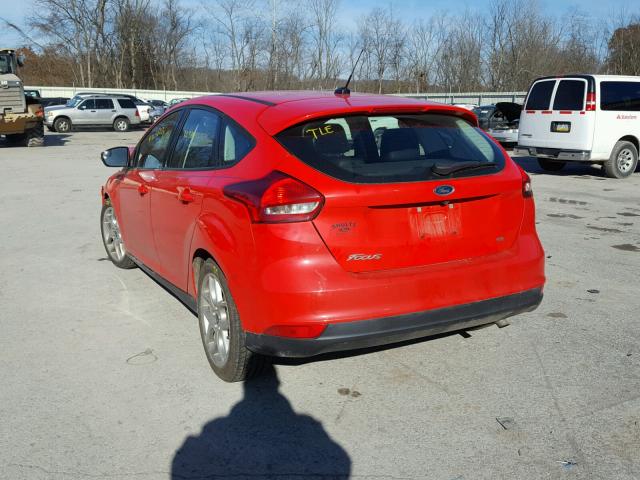 1FADP3K2XFL264370 - 2015 FORD FOCUS SE RED photo 3