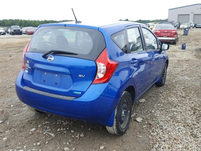 3N1CE2CP3GL395732 - 2016 NISSAN VERSA NOTE BLUE photo 4